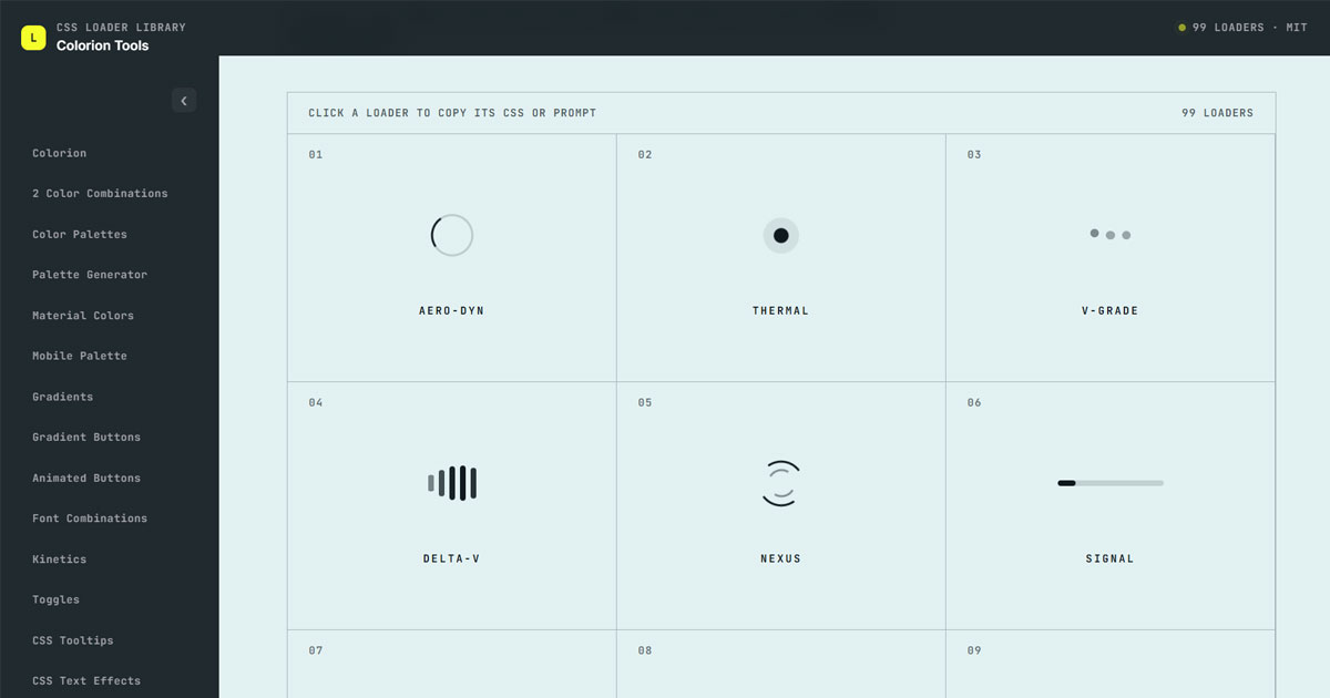 CSS Loader Library