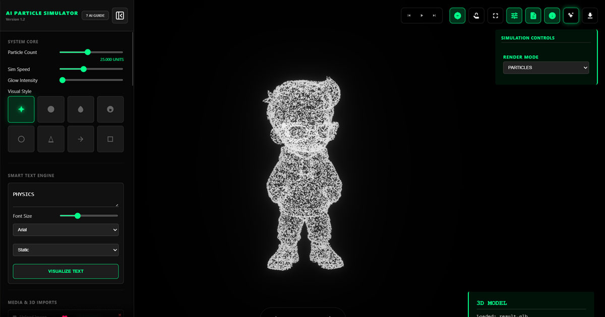 AI Particle Simulator