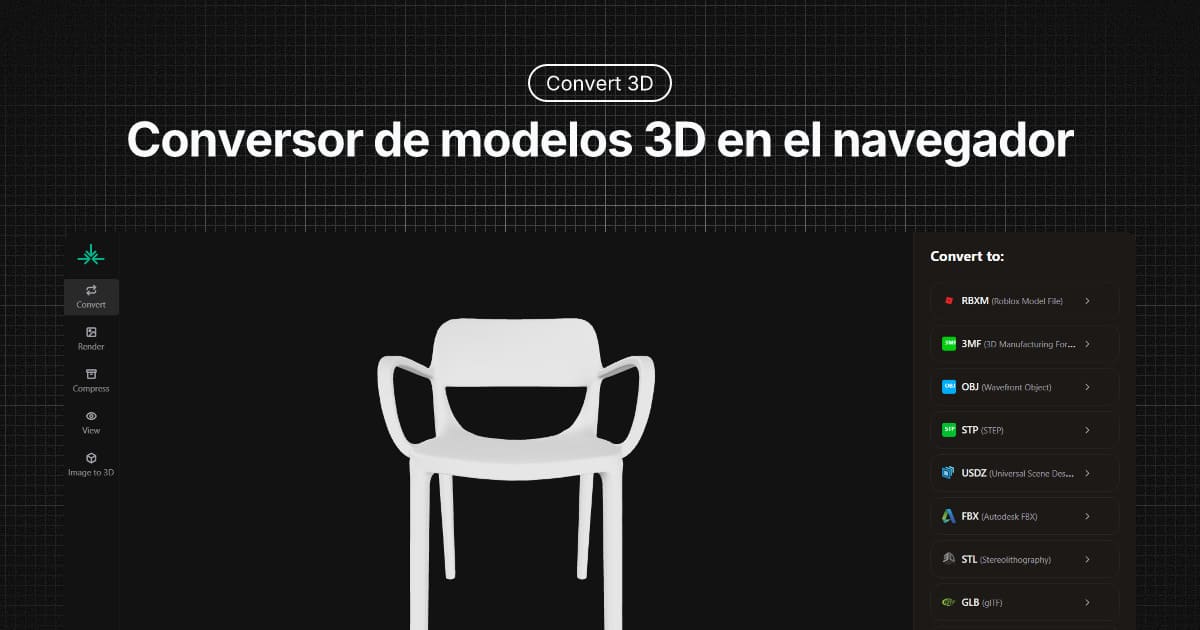 Convert 3D