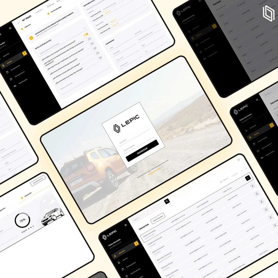 CRM para Concesionaria Lepic Renault
